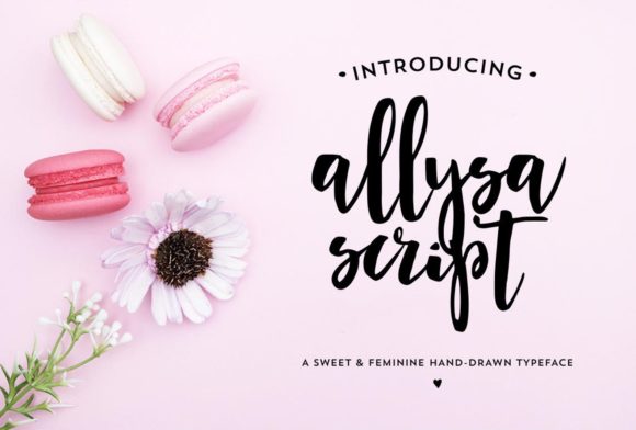 Allysa Script: A Premium Handwritten Typeface for Modern Web Design