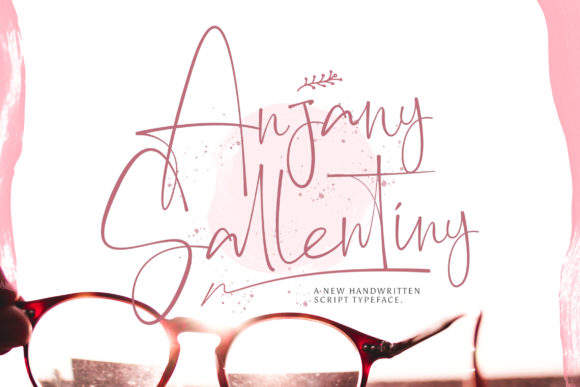 Anjany Sallentiny: The Elegant Script Typeface for Editorial Design