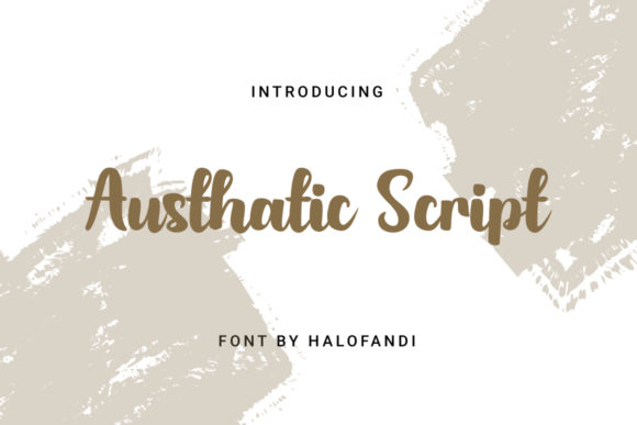 Austhatic Script: The Handwritten Font for Authentic Brand Identity