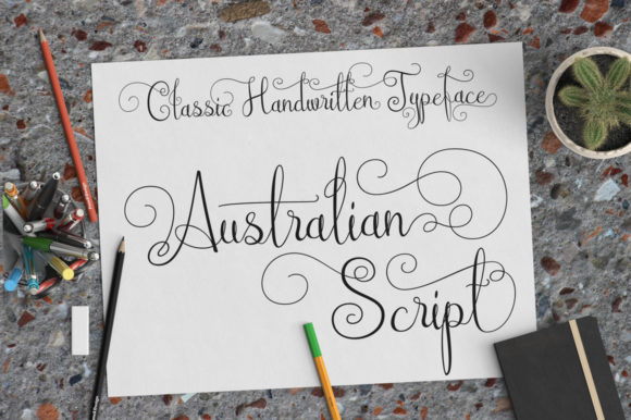 Australian Script: The Elegant Handwritten Font for Polished Branding