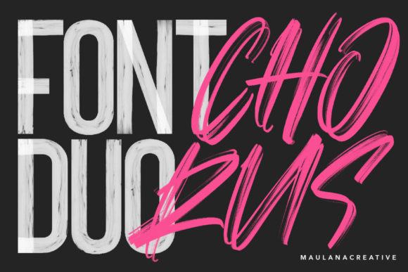 Chorus: The Urban Duo Font for Modern Brand Identity