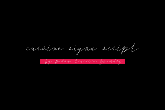Cursive Signa Script: A Premium Handwritten Typeface for Modern Web Design