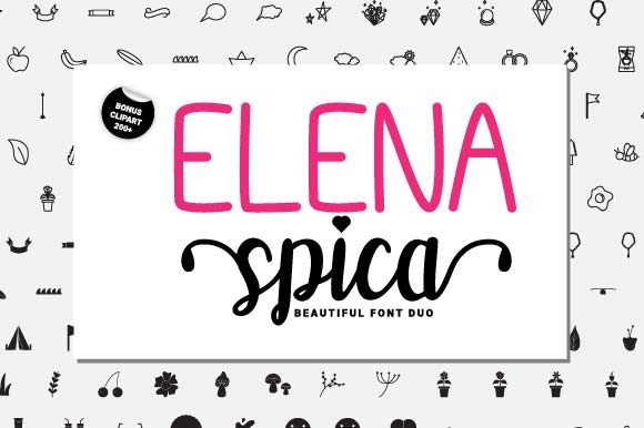 Elena Spica Font for Modern Brand Identity