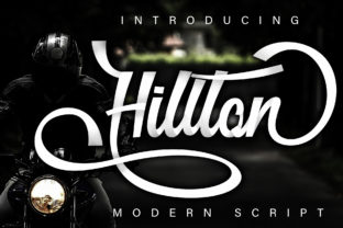 Hillton Modern Script: The Elegant Typeface for Handmade Creators