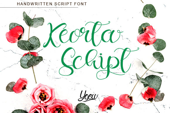 Keorta Script: A Sweet Handwritten Typeface for Editorial Design