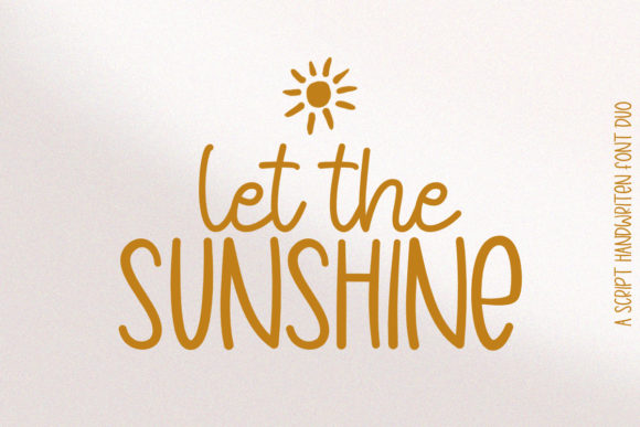 Let the Sunshine: A Premium Handwritten Typeface for Editorial Design