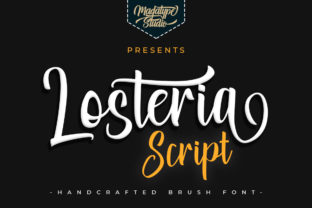 Losteria Script: The Handmade Brush Typeface for Digital Design