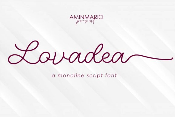 Lovadea: The Perfect Script Handwritten Font for Crafters