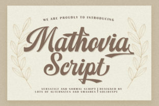Mathovia Script: The Vintage Handwritten Typeface for Creators