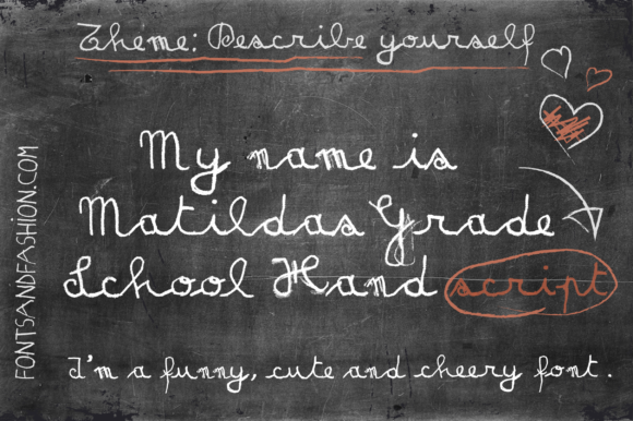Matilda s Grade School Hand Script for Kid-Centric Campaigns