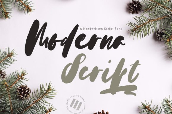 Moderna Script: The Perfect Handwritten Typeface for Crafters