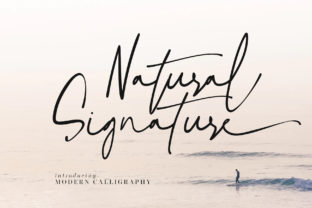 Natural Signature: The Perfect Handwritten Font for Crafters