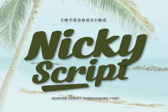 Nicky Script: The Timeless Handwritten Typeface for Crafters