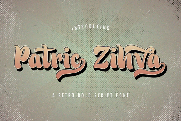 Patric Zihva: The Retro Script Font for Handmade Branding