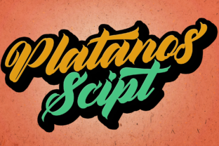 Platanos: The Bold Script Typeface for Memorable Campaigns