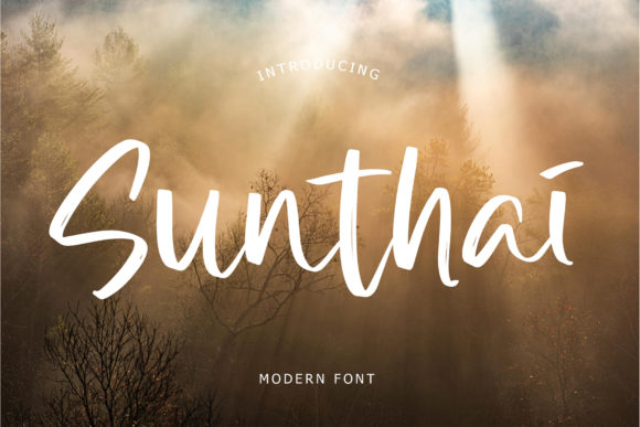 Reviewing Sunthai: The Ultimate Script Handwritten Font for Modern Brands