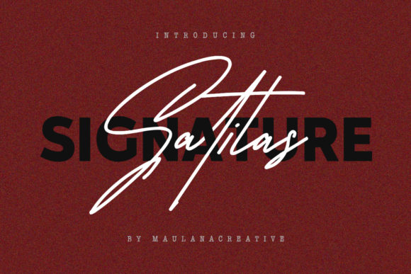 Satilas Signature: The Premium Duo Typeface for Campaign Design
