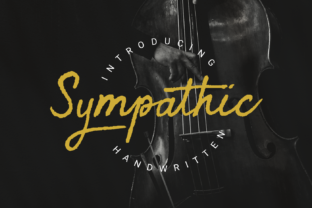 Sympathic: A Playful Script Handwritten Font for Creative Makers