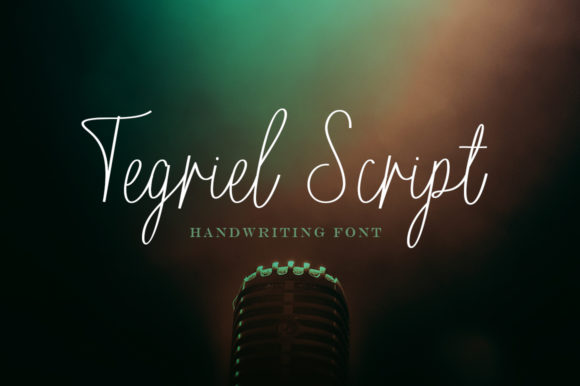Tegriel Script: The Elegant Handwritten Typeface for Modern Campaigns