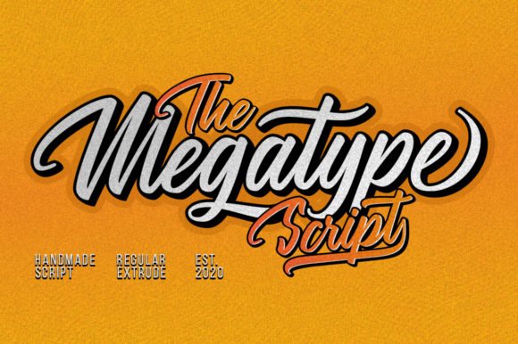 The Megatype Script: A Premium Handwritten Typeface for Makers