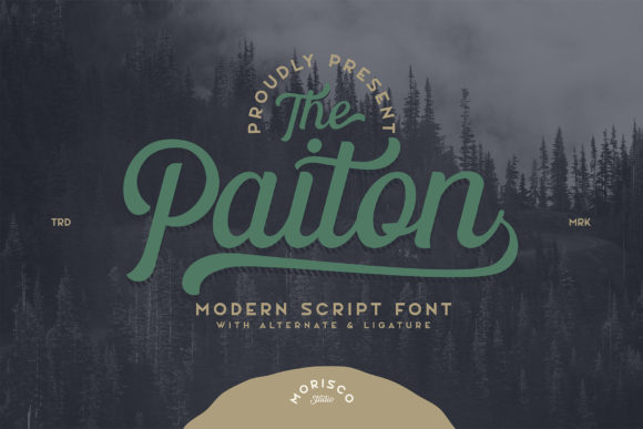 The Paiton: Vintage Script Handwritten Font for Crafters