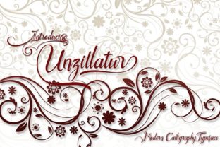 Unzillatur: The Modern Script Handwritten Font for Creative Projects