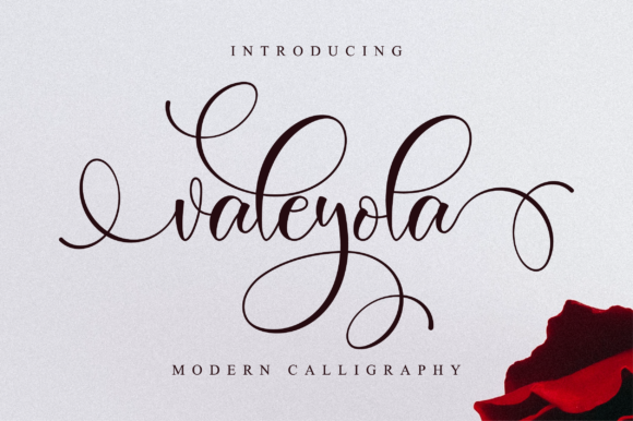 Valeyola Script: The Modern Handwritten Font for Creative Brands