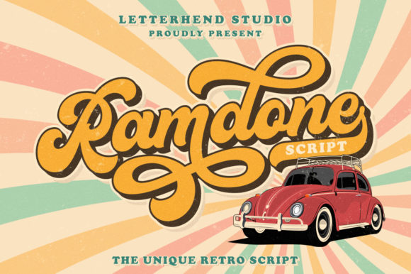 Why Ramdone is the Perfect Retro Bold Script for Editorial Design